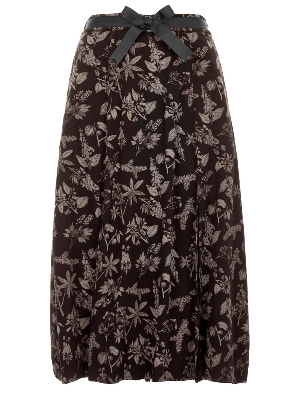 Poisonous Plant Split Midi Skirt US 16 UK 20 Plus Size Goth Whimsygoth